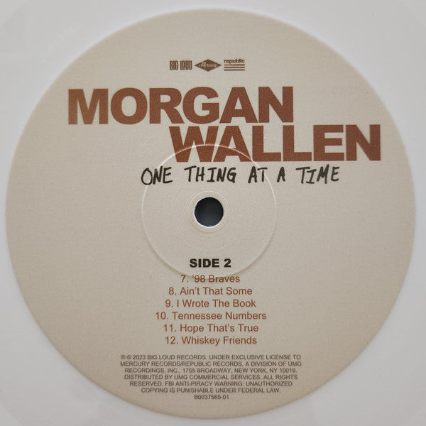 Morgan Wallen – One Thing At A Time (3LP, Bone Vinyl)