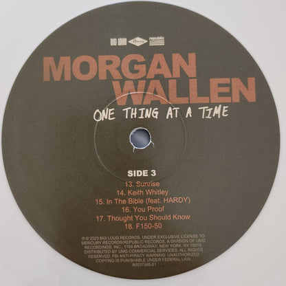 Morgan Wallen – One Thing At A Time (3LP, Bone Vinyl)