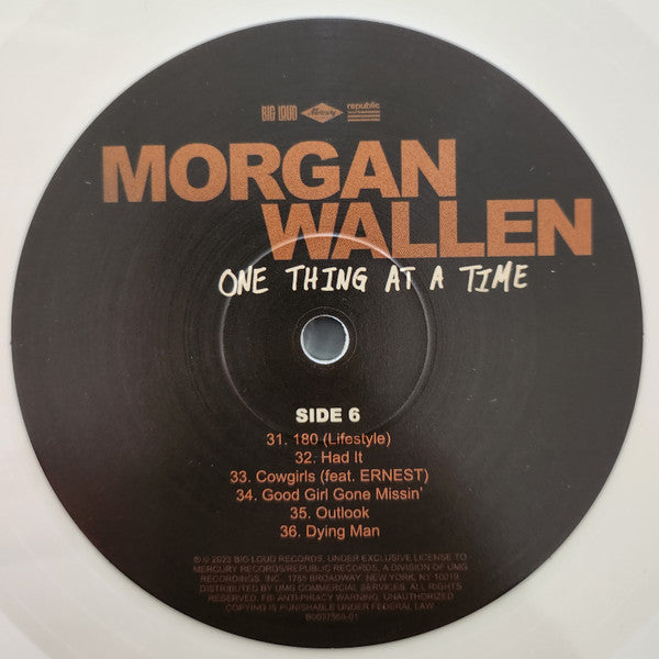 Morgan Wallen – One Thing At A Time (3LP, Bone Vinyl)