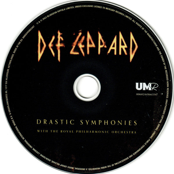 Def Leppard With The Royal Philharmonic Orchestra – Drastic Symphonies (CD+Bluray)