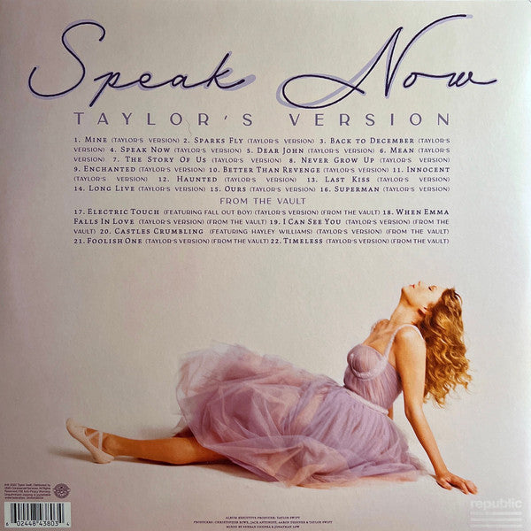 Taylor Swift – Speak Now (Taylor's Version) (Orchid Marbled LP)(3LP)