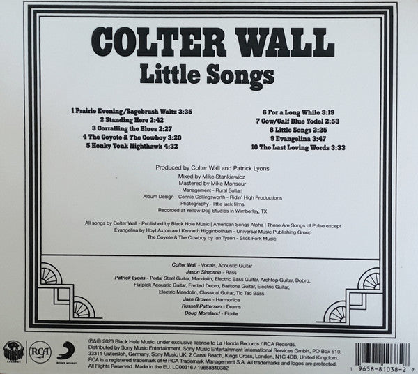Colter Wall – Little Songs
