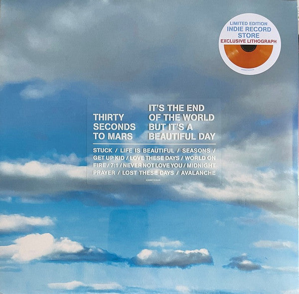 30 Seconds To Mars – It's The End Of The World But It's A Beautiful Day (Orange Vinyl)