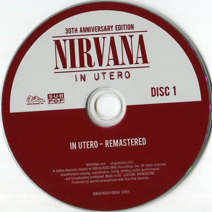 Nirvana – In Utero (30Th Anniversary)(2CD)