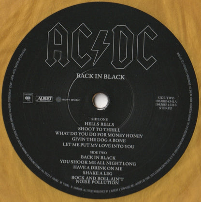AC/DC – Back In Black (Gold, 50th Anniversary Vinyl)