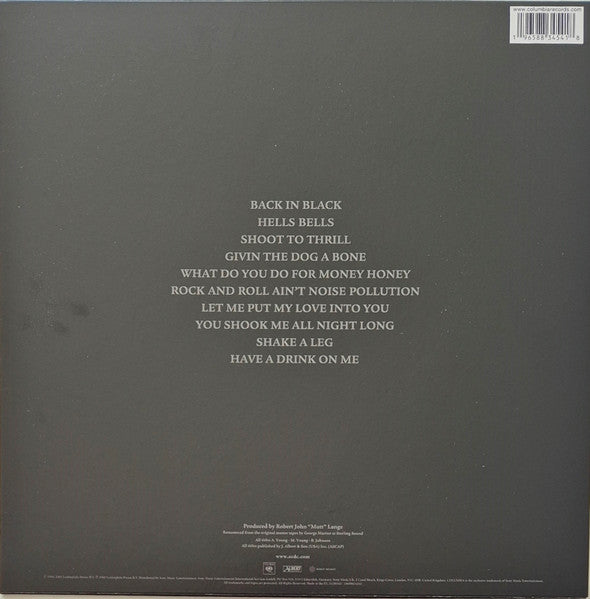 AC/DC – Back In Black (Gold, 50th Anniversary Vinyl)