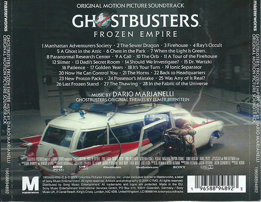 Dario Marianelli – Ghostbusters: Frozen Empire (Original Motion Picture Soundtrack)