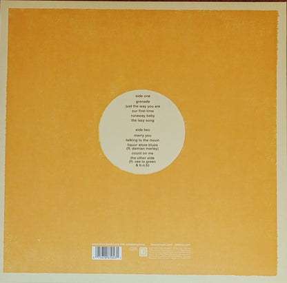 Bruno Mars – Doo-Wops & Hooligans (Translucent Yellow and Black Splatter Vinyl)