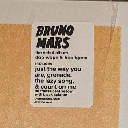 Bruno Mars – Doo-Wops & Hooligans (Translucent Yellow and Black Splatter Vinyl)