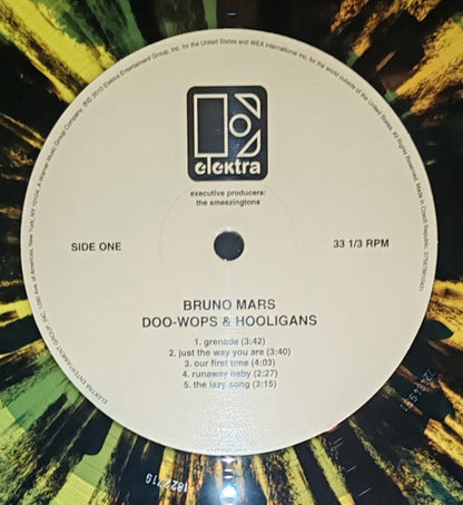 Bruno Mars – Doo-Wops & Hooligans (Translucent Yellow and Black Splatter Vinyl)