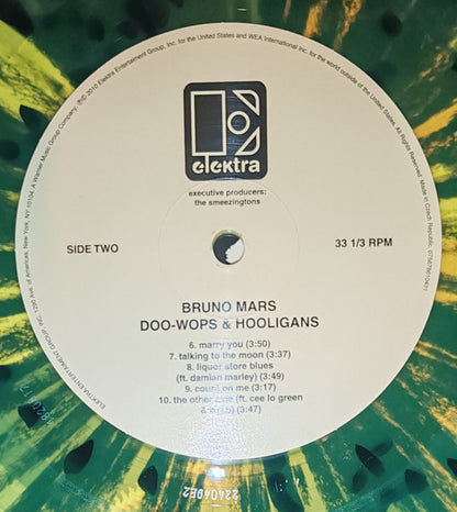 Bruno Mars – Doo-Wops & Hooligans (Translucent Yellow and Black Splatter Vinyl)