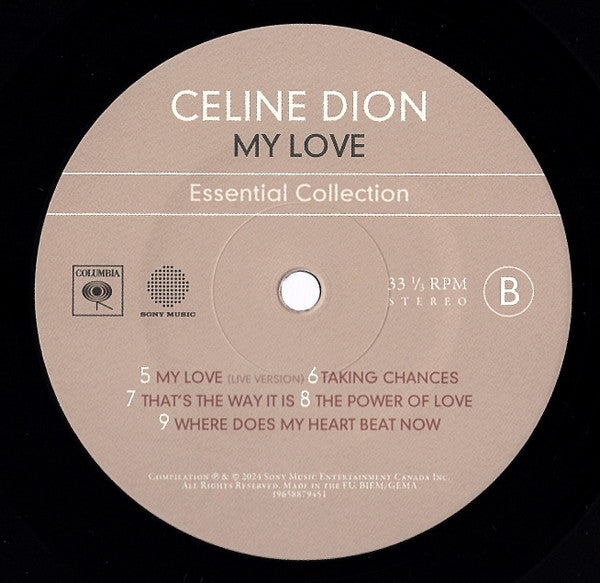 Celine Dion – My Love Essential Collection (2LP)