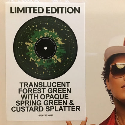 Bruno Mars – XXIVK Magic (Green Translucent w/ Spring Green and Custard Splatter Vinyl)