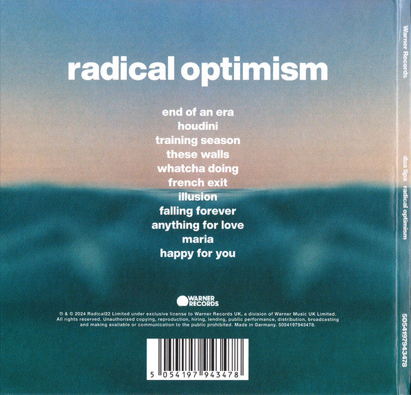 Dua Lipa – Radical Optimism