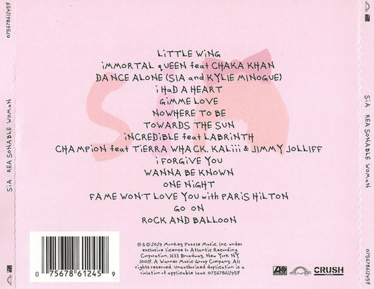 Sia – Reasonable Woman