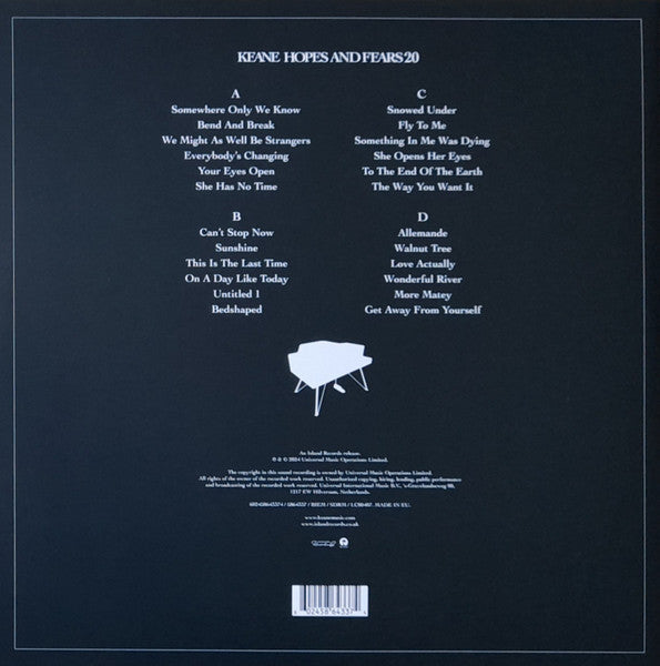 Keane – Hopes And Fears 20 (Limited Edition, 20th Anniversary, Blue Vinyl, 2LP)