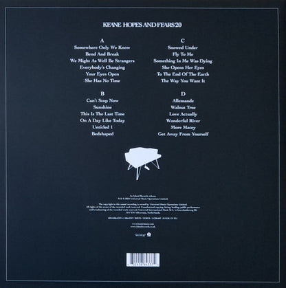 Keane – Hopes And Fears 20 (Limited Edition, 20th Anniversary, Blue Vinyl, 2LP)