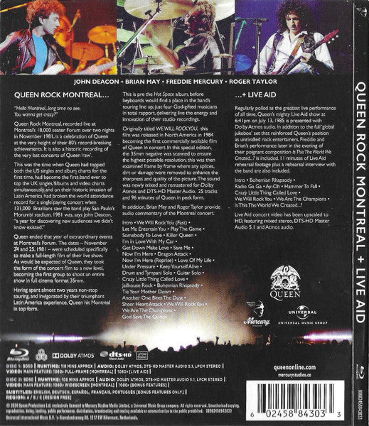 Queen – Rock Montreal + Live Aid