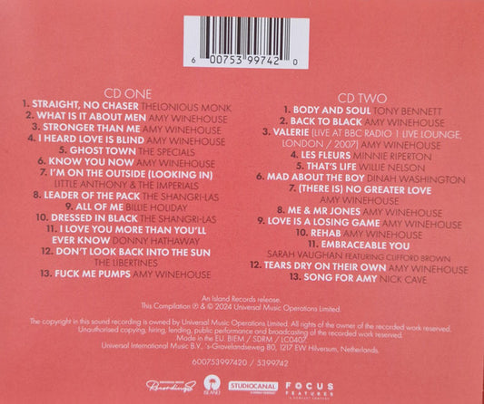Amy Winehouse – Back to Black: Songs from the Original Motion Picture