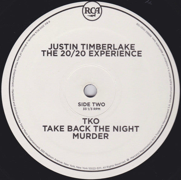 Justin Timberlake – The 20/20 Experience 2 Of 2 (2LP)