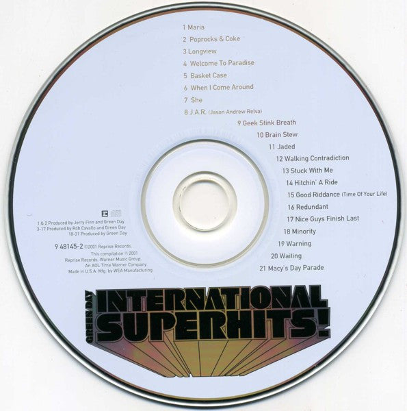 Green Day – International Superhits! – siaandtangmusic