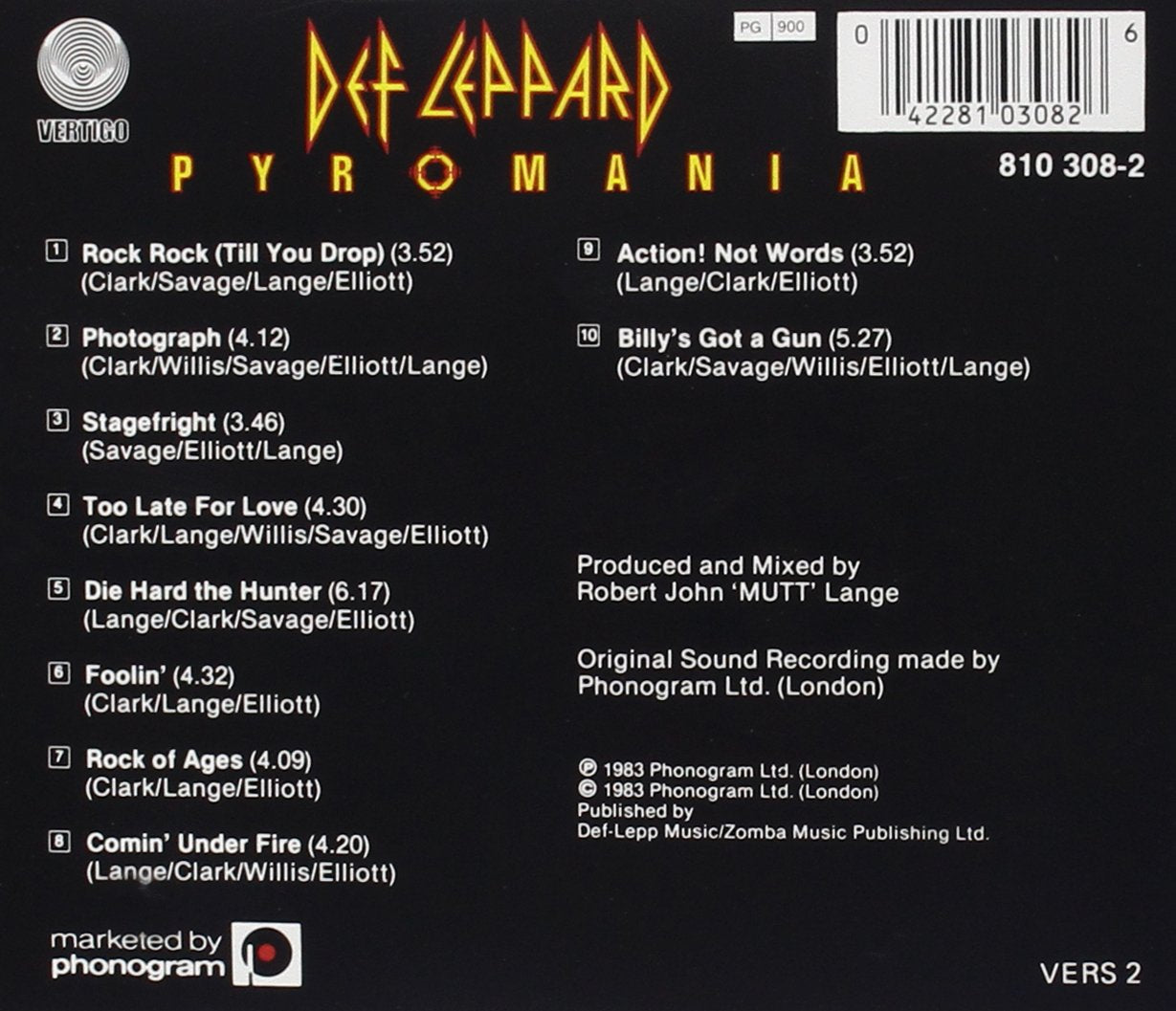 Def Leppard – Pyromania (2CD)