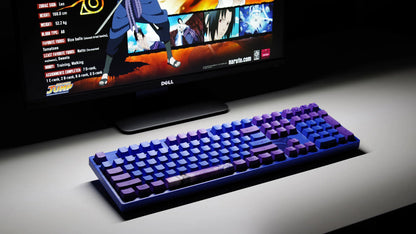 Akko 108K Naruto Sasuke 3108 Orange Switch Keyboard