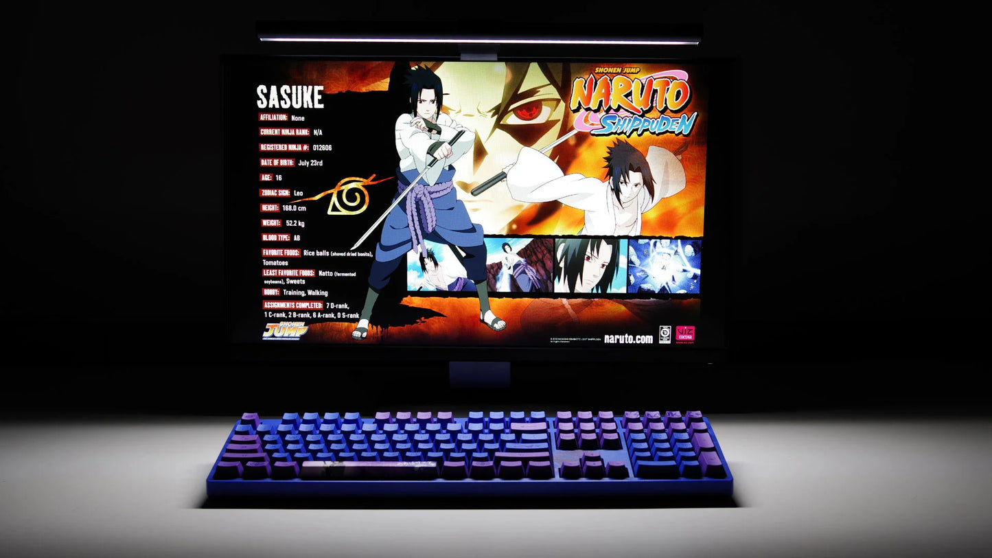 Akko 108K Naruto Sasuke 3108 Orange Switch Keyboard