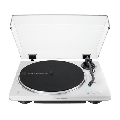 AT-LP70XBT Fully Automatic Wireless Belt-Drive Turntable (White Silver)