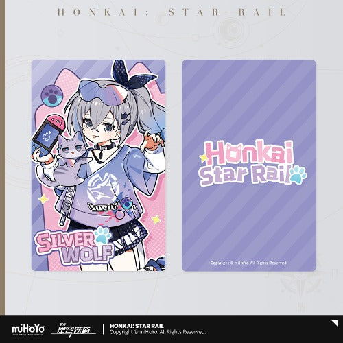 Silver Wolf – Honkai: Star Rail Chibi Cat Series Hologram Collection Card