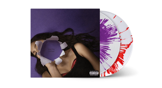 Olivia Rodrigo – Guts (Spilled) (2LP, Clear w/ Red Splatter & Clear w/ Purple Splatter Vinyl)