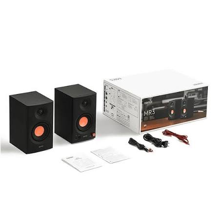 Edifier MR3 Powered Studio Monitor Speakers  (Black Noir)