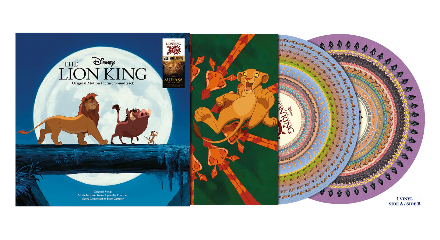 The Lion King (Original Motion Picture Soundtrack) (30th Anniversary, Zoetrope Vinyl)