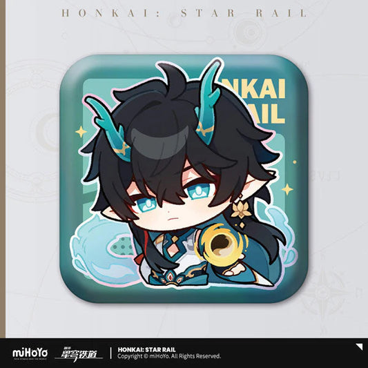 Dan Heng / Imbibitor Lunae – Honkai: Star Rail Pom-Pom Gallery Square Badge