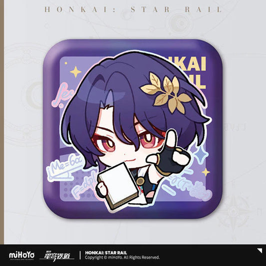 Dr. Ratio – Honkai: Star Rail Pom-Pom Gallery Square Badge