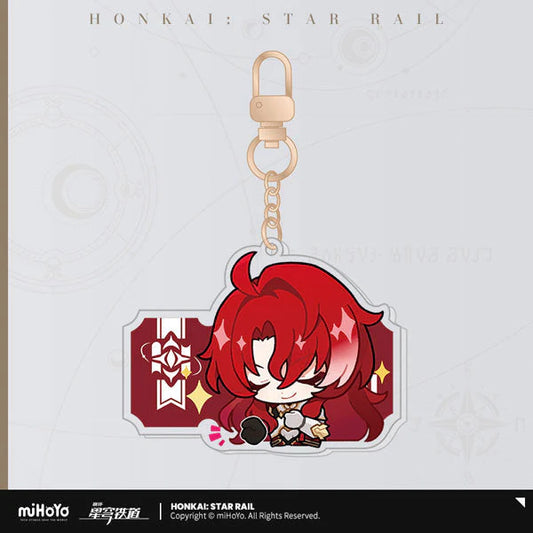 Argenti – Honkai: Star Rail Pom-Pom Gallery Sticker Keychain