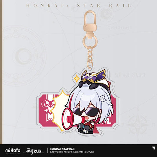 Topaz – Honkai: Star Rail Pom-Pom Gallery Sticker Keychain