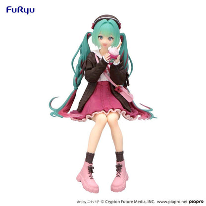 Hatsune Miku: -Autumn Date Pink Color ver.- Noodle Stopper Figure