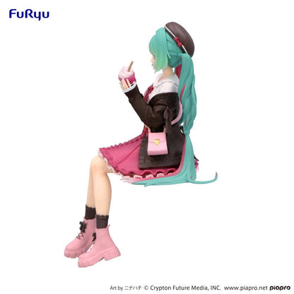Hatsune Miku: -Autumn Date Pink Color ver.- Noodle Stopper Figure