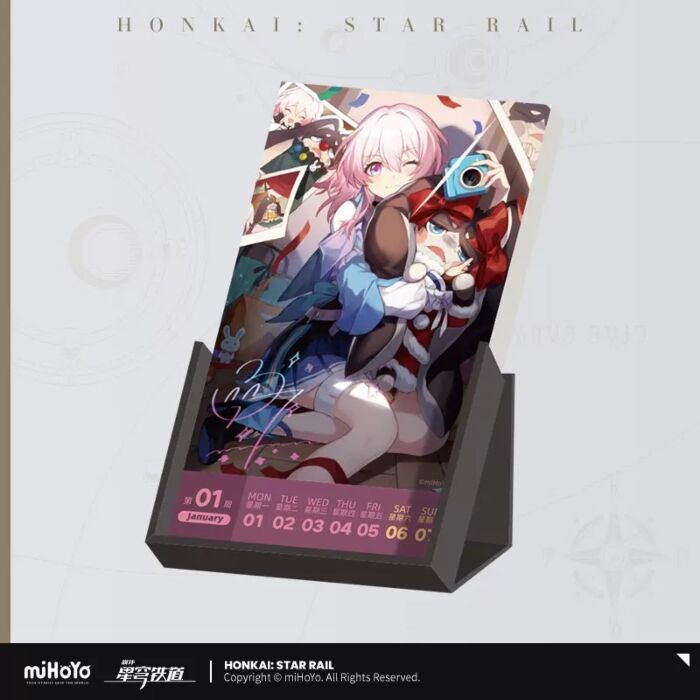 Honkai: Star Rail Weekly Desk Calendar 2024