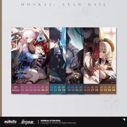 Honkai: Star Rail Weekly Desk Calendar 2024