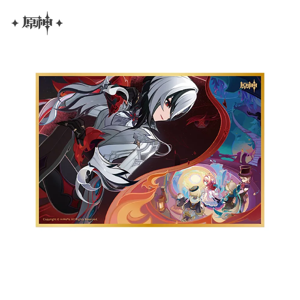 Two Worlds Aflame – Genshin Impact Version Preview Acrylic Shikishi Art Board