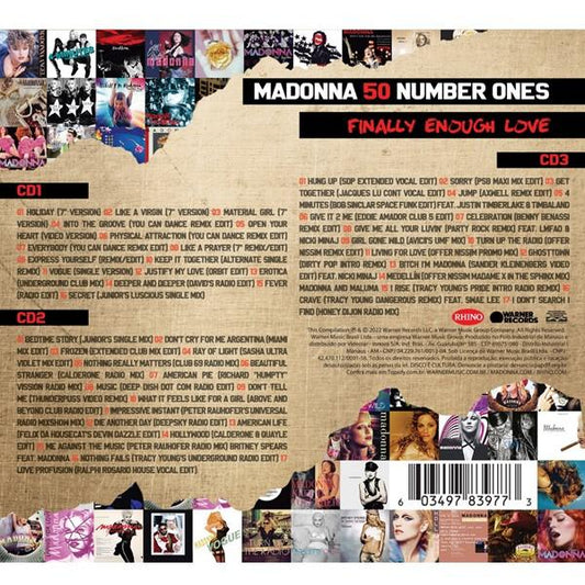 Madonna – Finally Enough Love (50 Number One, 3CD)
