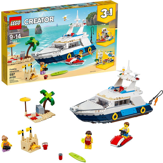 LEGO Creator 3in1 Cruising Adventures 31083 Building Kit (597 Pieces) (Discontinued by Manufacturer)