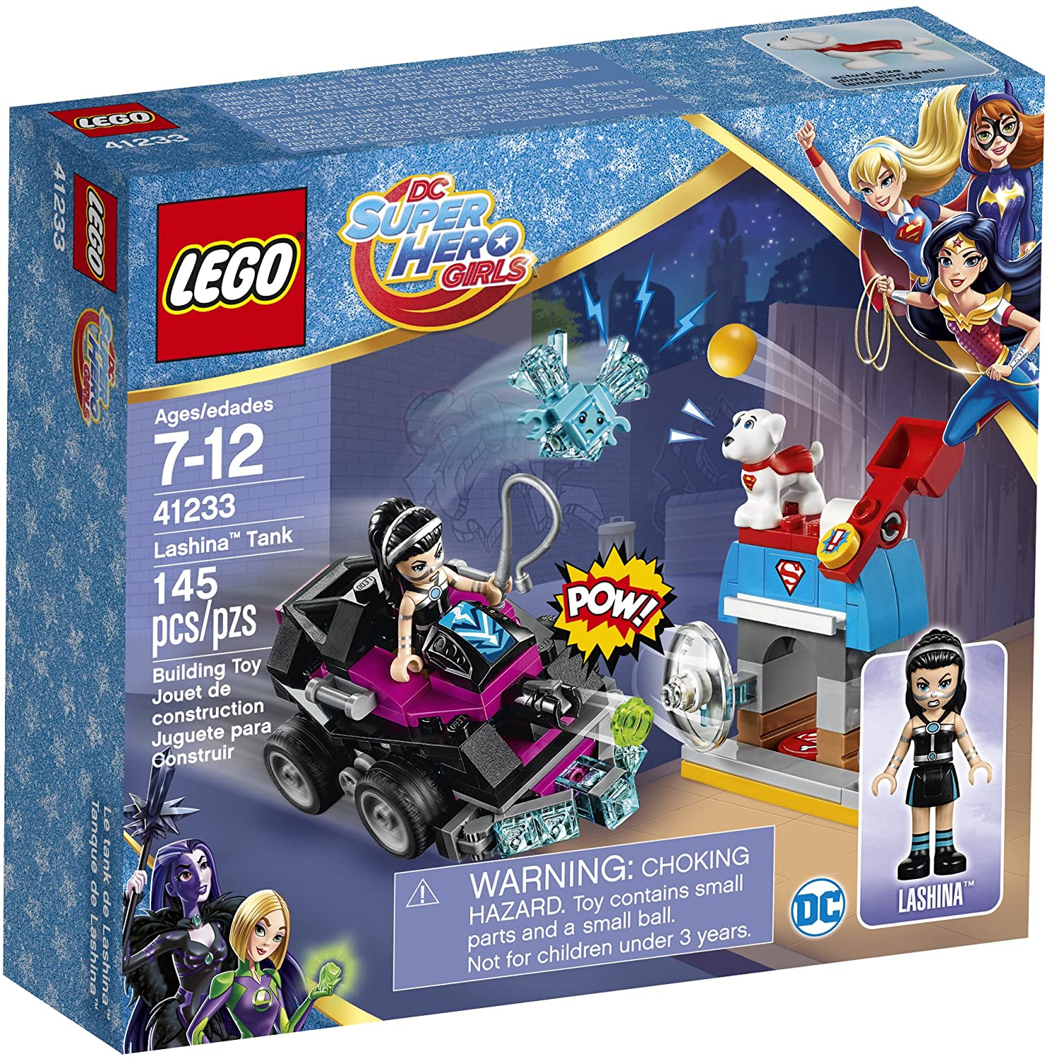 LEGO DC Super Hero Girls Lashina Tank 41233 Superhero Toy
