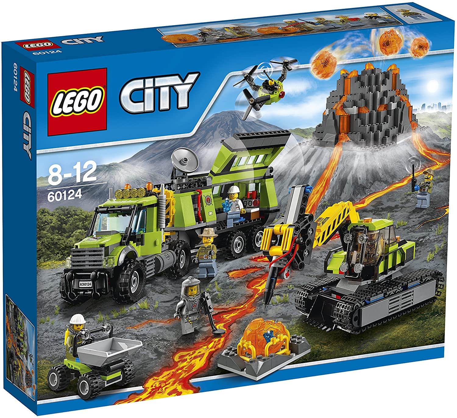 Lego City 60124 - Volcano Exploration Base