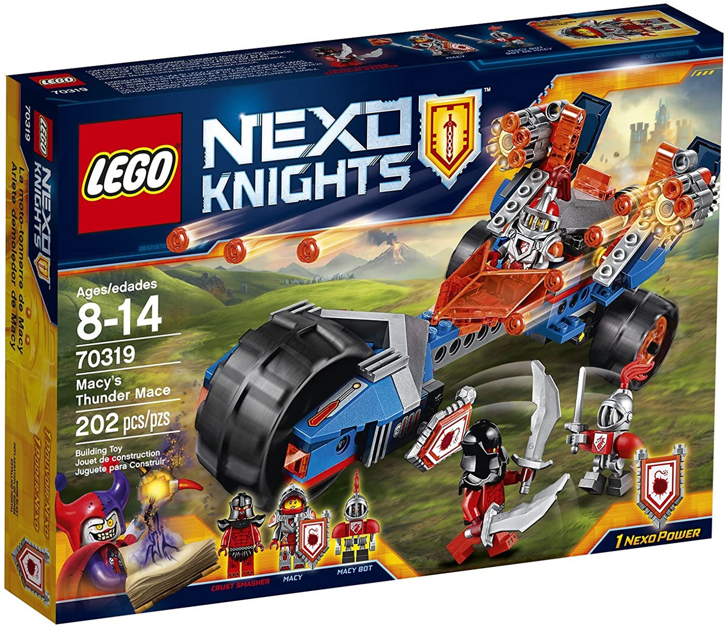 LEGO Nexo Knights 70319 Macy's Thunder Mace Building Kit (202 Piece)