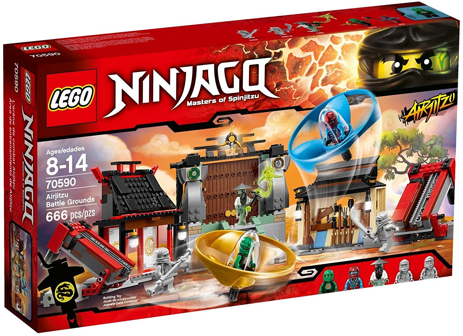 LEGO Ninjago Airjitzu Battle Grounds 666pcs Building Set - Building Games