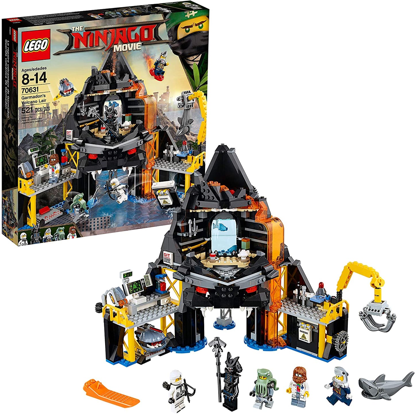 LEGO Ninjago Movie Garmadon's Volcano Lair 70631