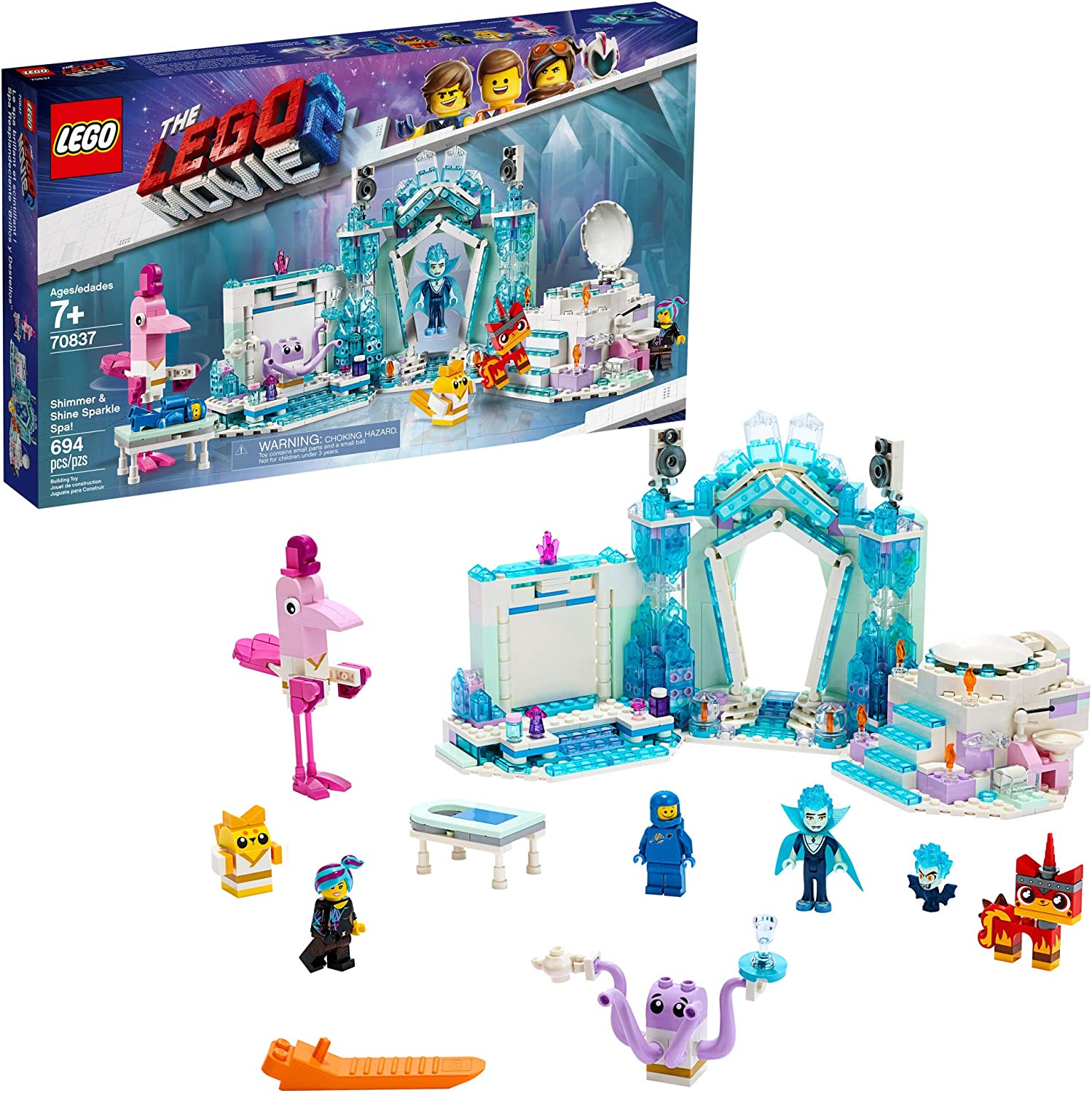 LEGO The Movie 2 Shimmer & Shine Sparkle Spa! 70837 Building Kit (691 Pieces)